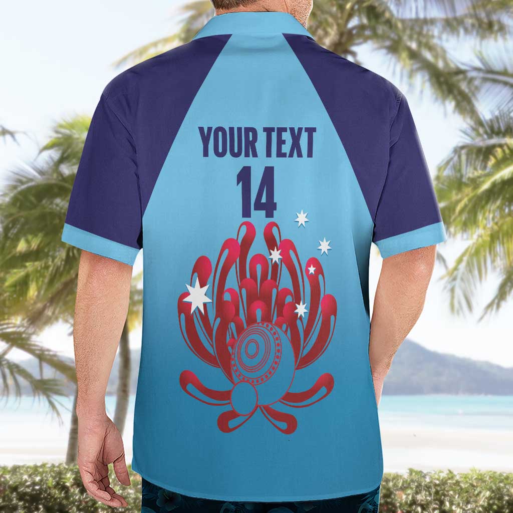 Custom New South Wales Bowls Australia Hawaiian Shirt Go Champions NSW Waratah - Aussie Hoodie