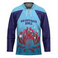Custom New South Wales Bowls Australia Hockey Jersey Go Champions NSW Waratah - Aussie Hoodie