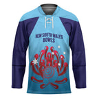 Custom New South Wales Bowls Australia Hockey Jersey Go Champions NSW Waratah - Aussie Hoodie