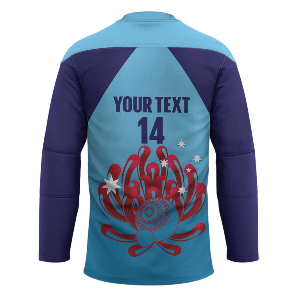 Custom New South Wales Bowls Australia Hockey Jersey Go Champions NSW Waratah - Aussie Hoodie
