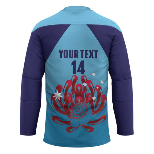 Custom New South Wales Bowls Australia Hockey Jersey Go Champions NSW Waratah - Aussie Hoodie