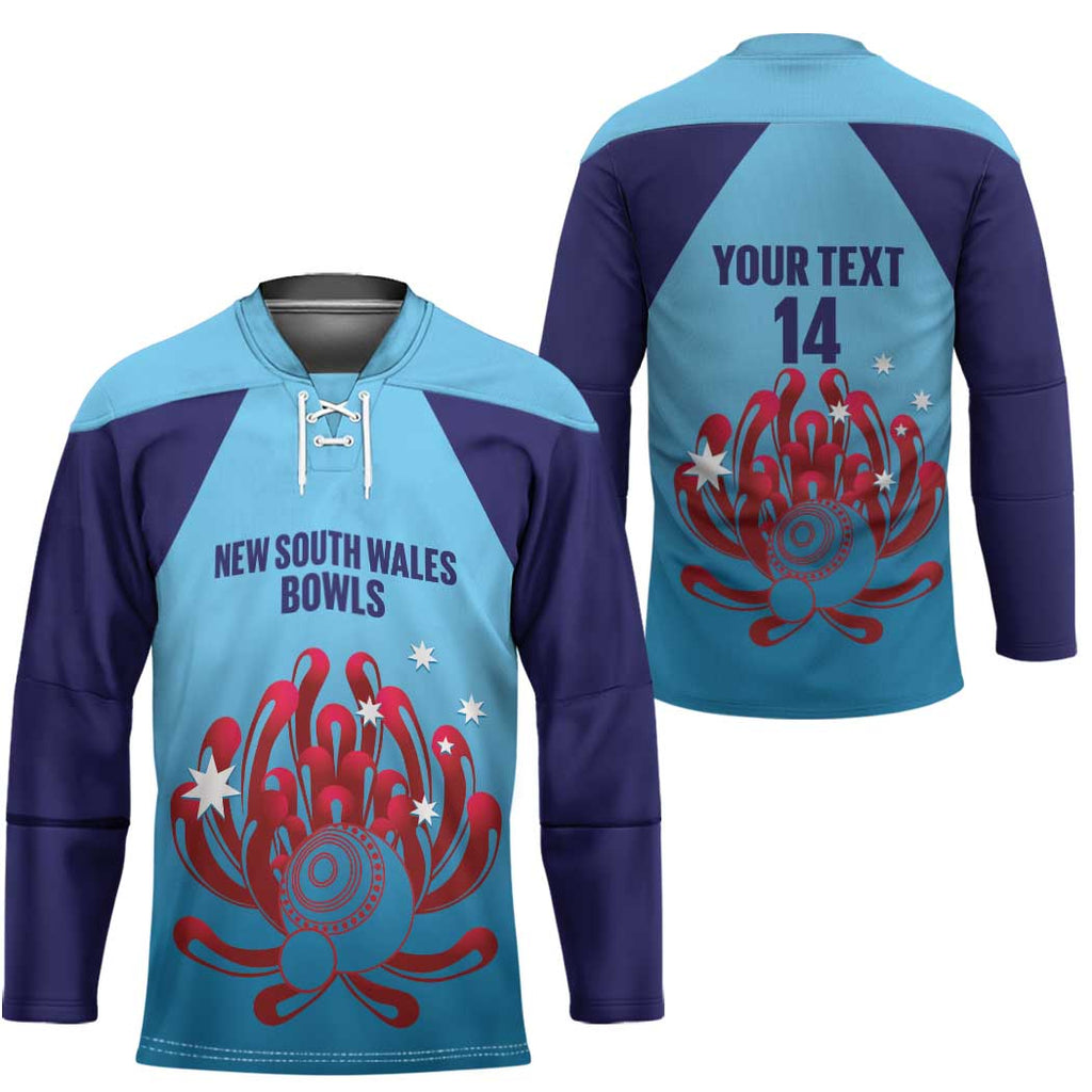 Custom New South Wales Bowls Australia Hockey Jersey Go Champions NSW Waratah - Aussie Hoodie