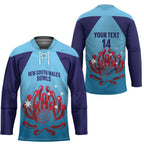 Custom New South Wales Bowls Australia Hockey Jersey Go Champions NSW Waratah - Aussie Hoodie