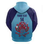 Custom New South Wales Bowls Australia Hoodie Go Champions NSW Waratah - Aussie Hoodie