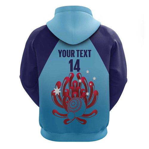 Custom New South Wales Bowls Australia Hoodie Go Champions NSW Waratah - Aussie Hoodie