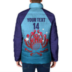 Custom New South Wales Bowls Australia Padded Jacket Go Champions NSW Waratah - Aussie Hoodie