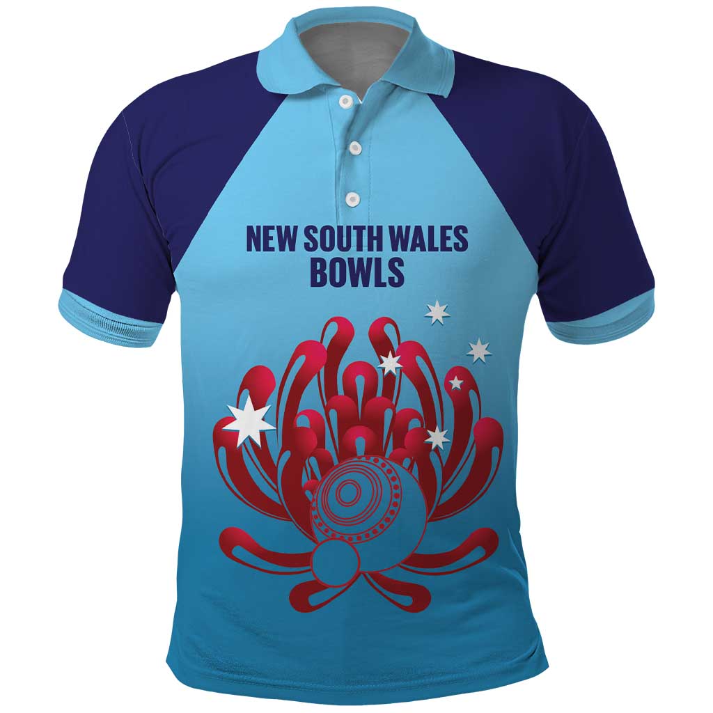 Custom New South Wales Bowls Australia Polo Shirt Go Champions NSW Waratah - Aussie Hoodie