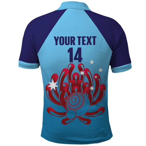 Custom New South Wales Bowls Australia Polo Shirt Go Champions NSW Waratah - Aussie Hoodie