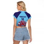 Custom New South Wales Bowls Australia Raglan Cropped T Shirt Go Champions NSW Waratah - Aussie Hoodie