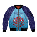 Custom New South Wales Bowls Australia Sleeve Zip Bomber Jacket Go Champions NSW Waratah - Aussie Hoodie