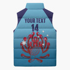 Custom New South Wales Bowls Australia Sleeveless Puffer Jacket Go Champions NSW Waratah - Aussie Hoodie