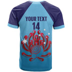 Custom New South Wales Bowls Australia T Shirt Go Champions NSW Waratah - Aussie Hoodie