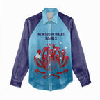 Custom New South Wales Bowls Australia Women Casual Shirt Go Champions NSW Waratah - Aussie Hoodie