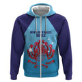 Custom New South Wales Bowls Australia Zip Hoodie Go Champions NSW Waratah - Aussie Hoodie