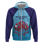 Custom New South Wales Bowls Australia Zip Hoodie Go Champions NSW Waratah - Aussie Hoodie