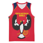 Custom South Australia Bowls Basketball Jersey Go Champions SA Piping Shrike - Aussie Hoodie