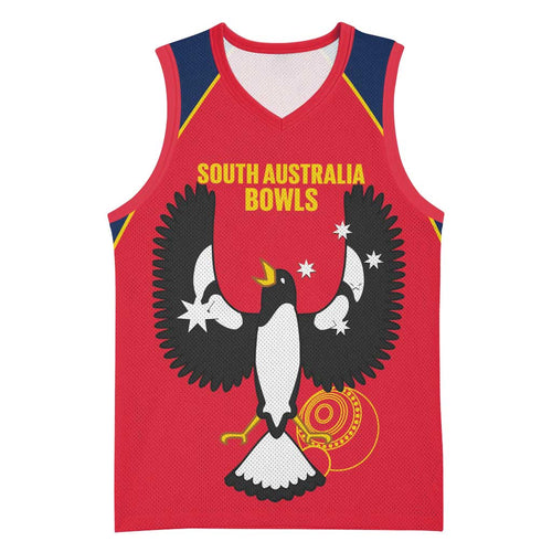 Custom South Australia Bowls Basketball Jersey Go Champions SA Piping Shrike - Aussie Hoodie