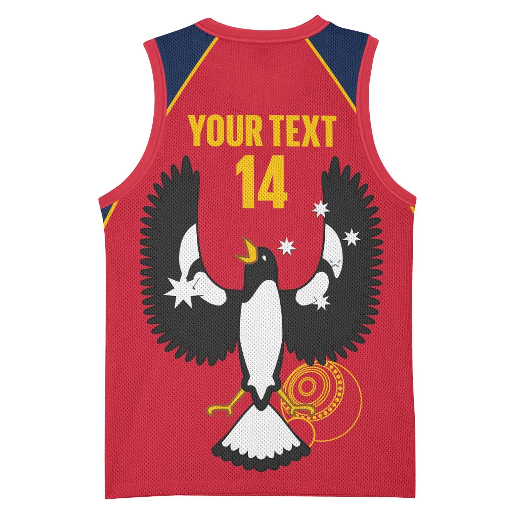 Custom South Australia Bowls Basketball Jersey Go Champions SA Piping Shrike - Aussie Hoodie