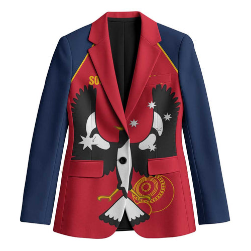 Custom South Australia Bowls Blazer Go Champions SA Piping Shrike - Aussie Hoodie