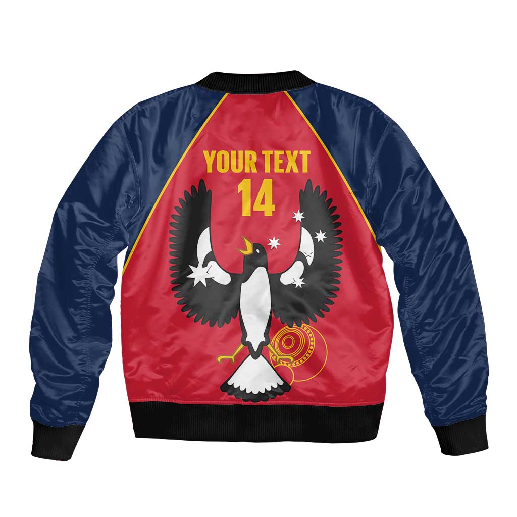 Custom South Australia Bowls Bomber Jacket Go Champions SA Piping Shrike - Aussie Hoodie
