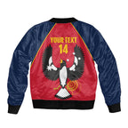 Custom South Australia Bowls Bomber Jacket Go Champions SA Piping Shrike - Aussie Hoodie