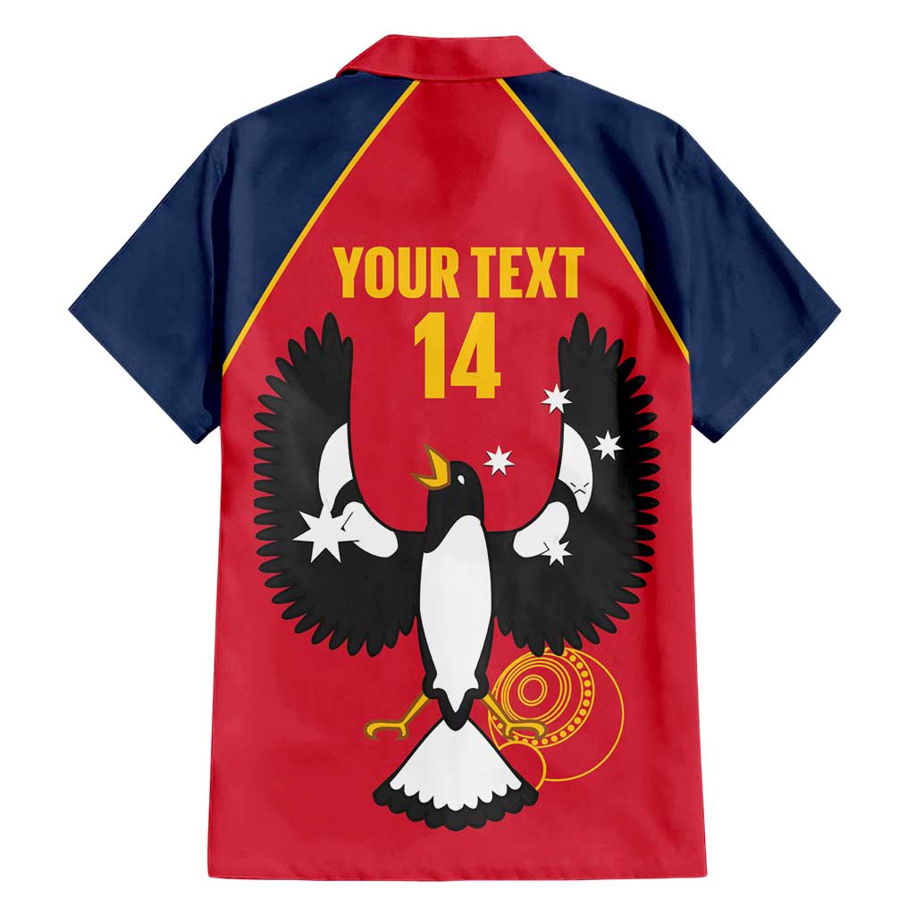 Custom South Australia Bowls Hawaiian Shirt Go Champions SA Piping Shrike - Aussie Hoodie