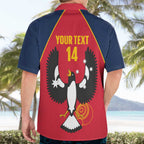 Custom South Australia Bowls Hawaiian Shirt Go Champions SA Piping Shrike - Aussie Hoodie
