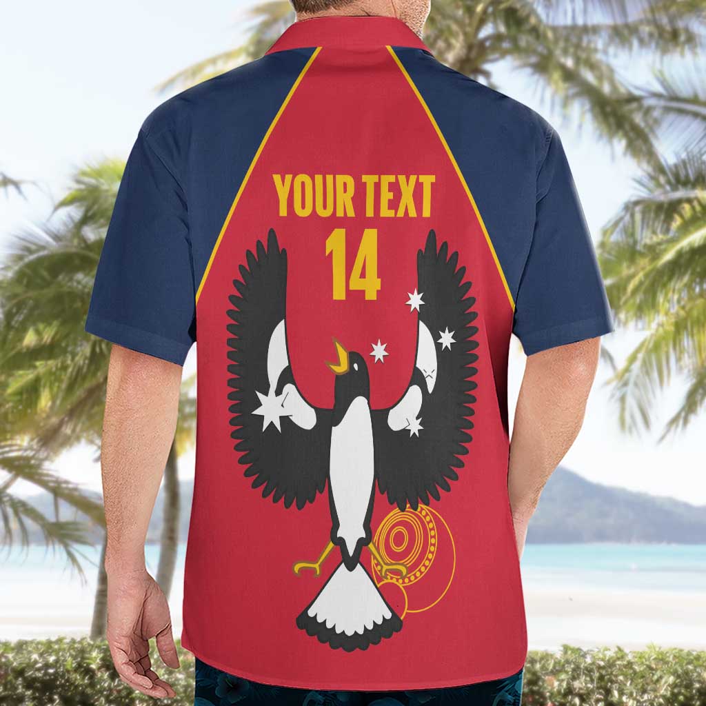 Custom South Australia Bowls Hawaiian Shirt Go Champions SA Piping Shrike - Aussie Hoodie