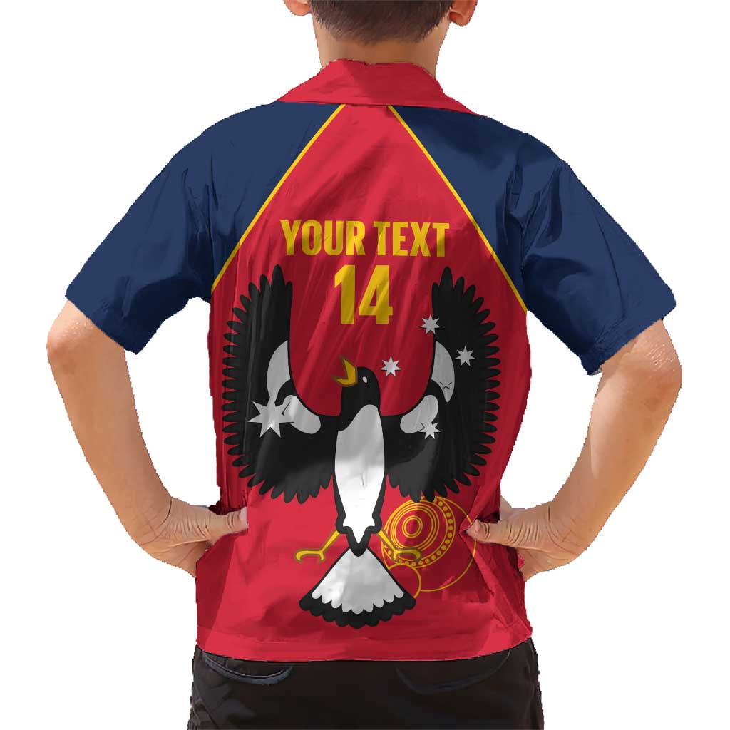Custom South Australia Bowls Hawaiian Shirt Go Champions SA Piping Shrike - Aussie Hoodie