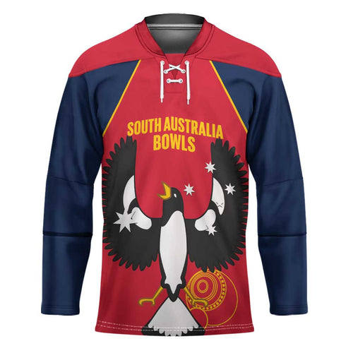 Custom South Australia Bowls Hockey Jersey Go Champions SA Piping Shrike - Aussie Hoodie
