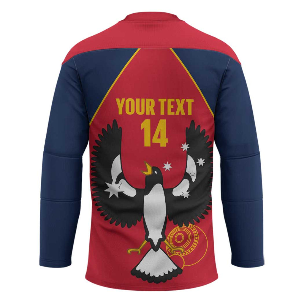 Custom South Australia Bowls Hockey Jersey Go Champions SA Piping Shrike - Aussie Hoodie