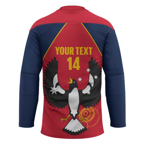 Custom South Australia Bowls Hockey Jersey Go Champions SA Piping Shrike - Aussie Hoodie
