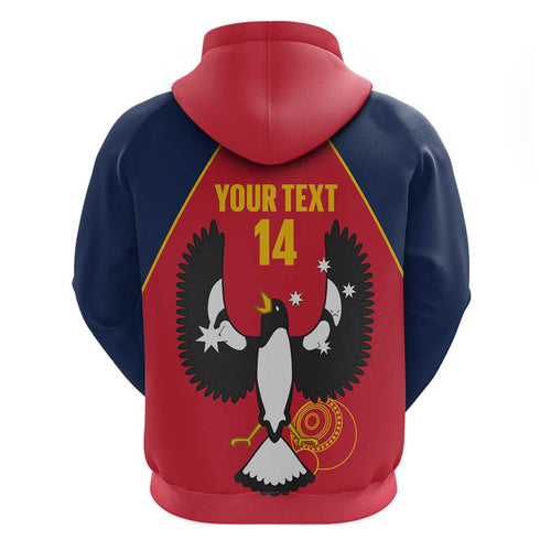 Custom South Australia Bowls Hoodie Go Champions SA Piping Shrike - Aussie Hoodie