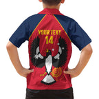 Custom South Australia Bowls Kid Hawaiian Shirt Go Champions SA Piping Shrike - Aussie Hoodie