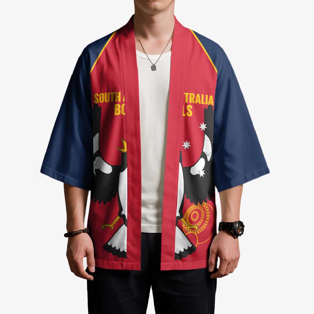 Custom South Australia Bowls Kimono Go Champions SA Piping Shrike - Aussie Hoodie