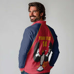 Custom South Australia Bowls Long Sleeve Polo Shirt Go Champions SA Piping Shrike - Aussie Hoodie