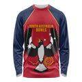 Custom South Australia Bowls Long Sleeve Shirt Go Champions SA Piping Shrike - Aussie Hoodie