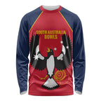 Custom South Australia Bowls Long Sleeve Shirt Go Champions SA Piping Shrike - Aussie Hoodie