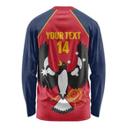 Custom South Australia Bowls Long Sleeve Shirt Go Champions SA Piping Shrike - Aussie Hoodie
