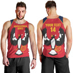 Custom South Australia Bowls Men Tank Top Go Champions SA Piping Shrike - Aussie Hoodie