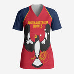 Custom South Australia Bowls Scrub Top Go Champions SA Piping Shrike - Aussie Hoodie