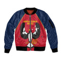 Custom South Australia Bowls Sleeve Zip Bomber Jacket Go Champions SA Piping Shrike - Aussie Hoodie