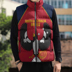 Custom South Australia Bowls Sleeveless Puffer Jacket Go Champions SA Piping Shrike - Aussie Hoodie
