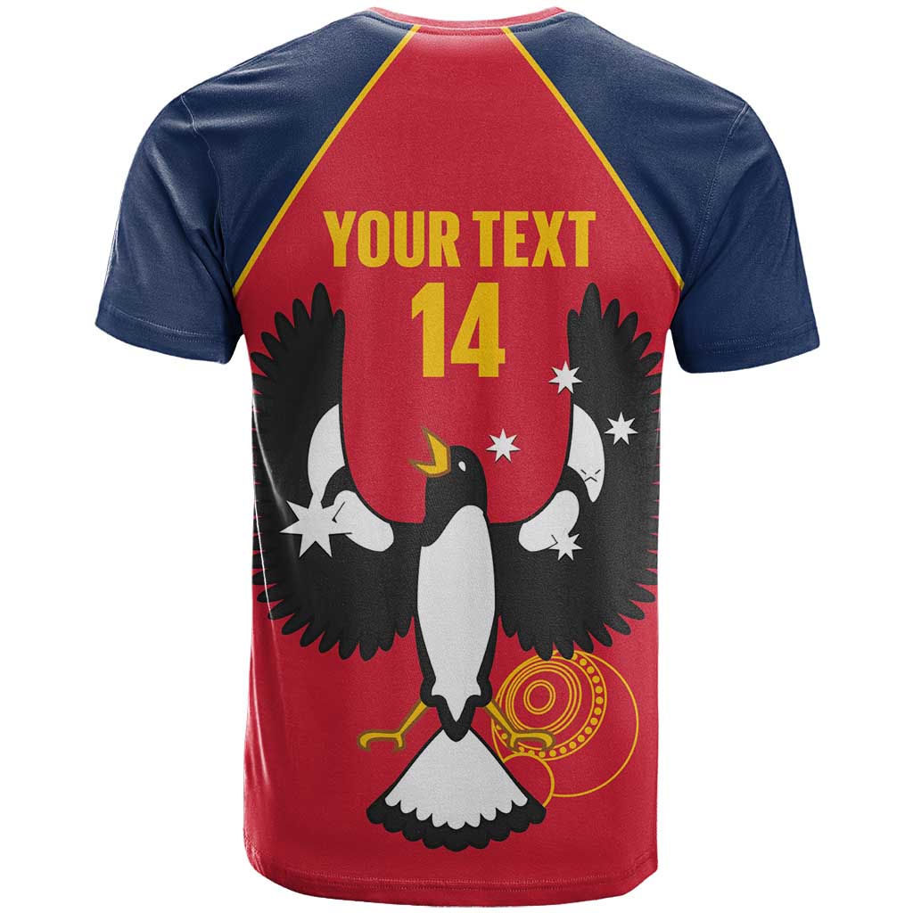 Custom South Australia Bowls T Shirt Go Champions SA Piping Shrike - Aussie Hoodie