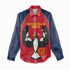 Custom South Australia Bowls Women Casual Shirt Go Champions SA Piping Shrike - Aussie Hoodie