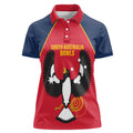 Custom South Australia Bowls Women Polo Shirt Go Champions SA Piping Shrike - Aussie Hoodie