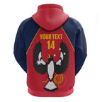 Custom South Australia Bowls Zip Hoodie Go Champions SA Piping Shrike - Aussie Hoodie