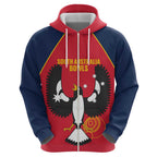 Custom South Australia Bowls Zip Hoodie Go Champions SA Piping Shrike - Aussie Hoodie