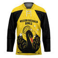 Custom Western Australia Bowls Hockey Jersey Go Champions WA Black Swan - Aussie Hoodie