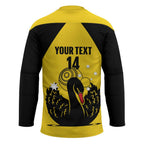 Custom Western Australia Bowls Hockey Jersey Go Champions WA Black Swan - Aussie Hoodie